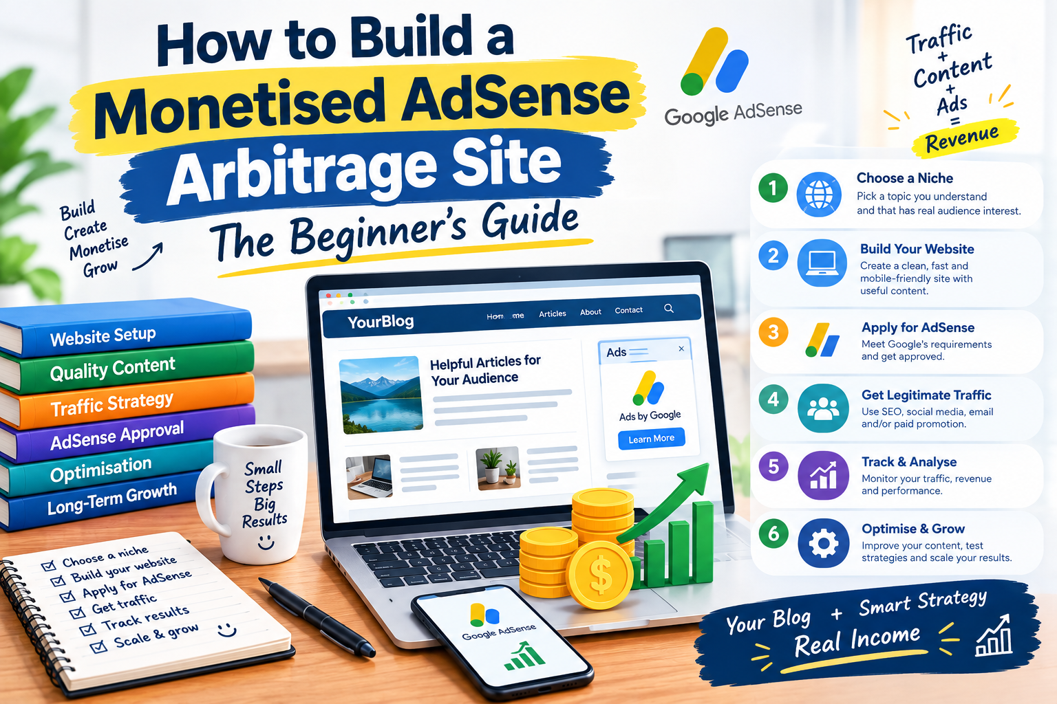 How to Build a Monetised AdSense Arbitrage Site The Beginner’s Guide